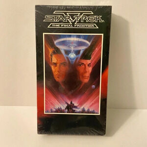 Vintage 1989 Star Trek V  The Final Frontier VHS Sealed